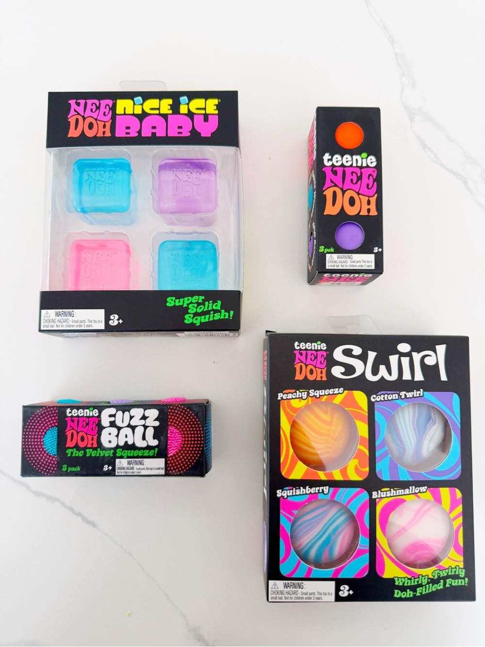 RARE Teenie NeeDoh Bundle of 4 Sets – NEW SEALED 14 piece TOTAL